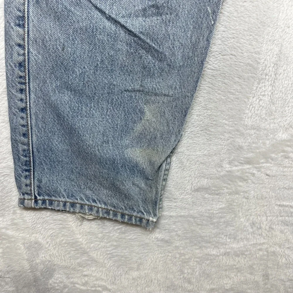 Levi's Strauss Signature 545 Loose Fit Jeans Men's Blue Denim Distressed - 35X31